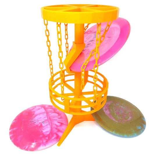 Trophy stand for disc golf ace disc