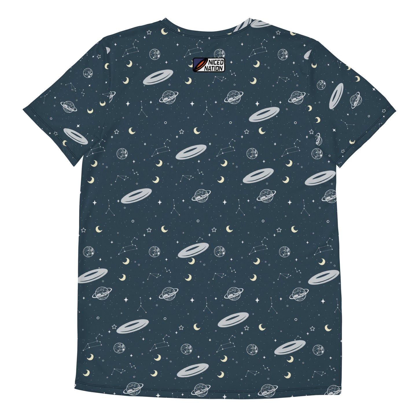 Athletic Disc Golf Shirt - "Space" design