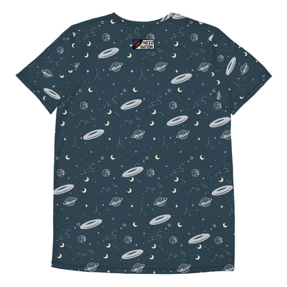 Athletic Disc Golf Shirt - "Space" design