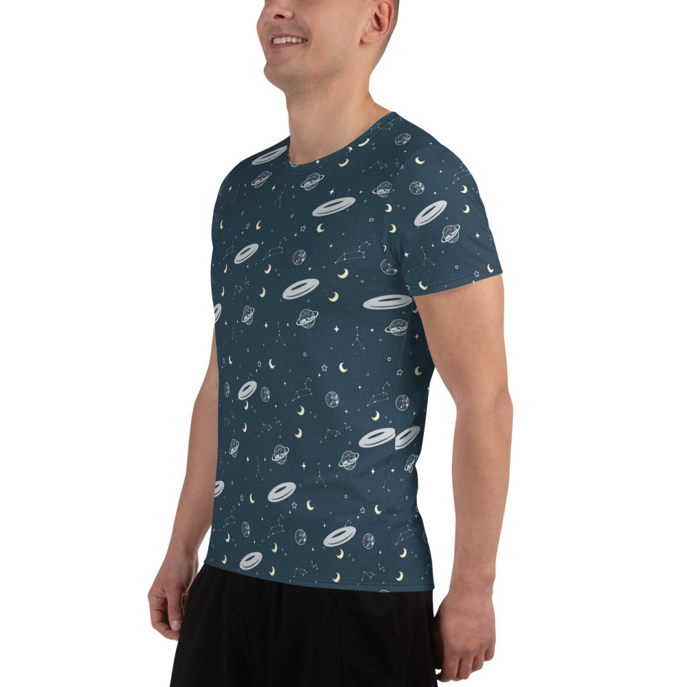 Athletic Disc Golf Shirt - "Space" design