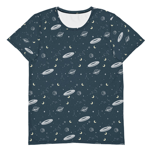 Athletic Disc Golf Shirt - "Space" design