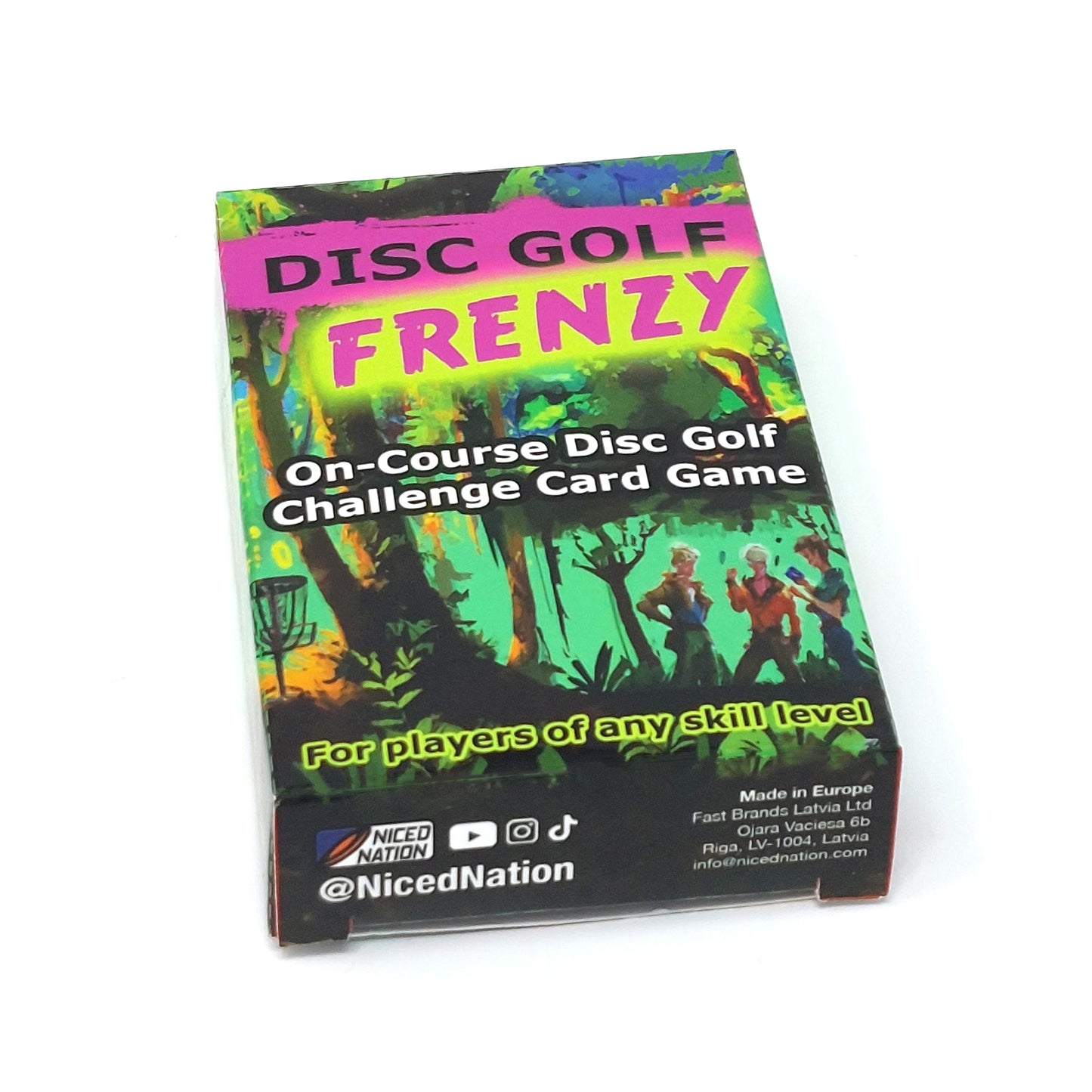 Disc Golf Frenzy card game by Niced Nation
