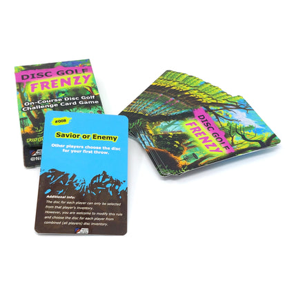 Disc Golf Frenzy card game by Niced Nation