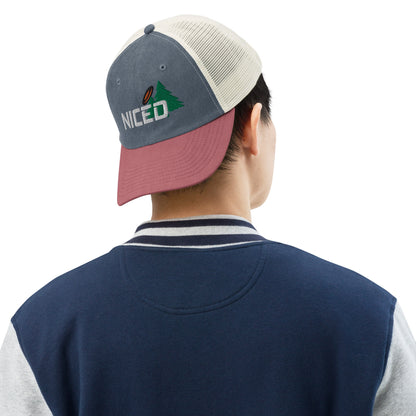 NICED phrase disc golf hat - NicedNation Disc Golf Hat
