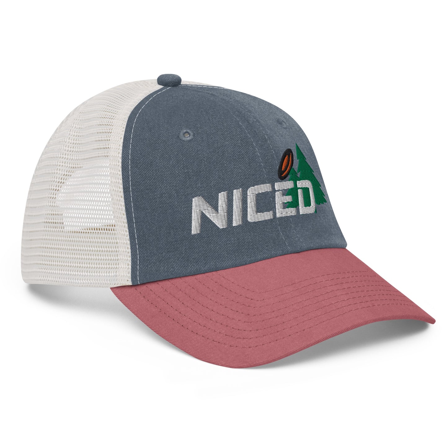 NICED phrase disc golf hat - NicedNation Disc Golf Hat