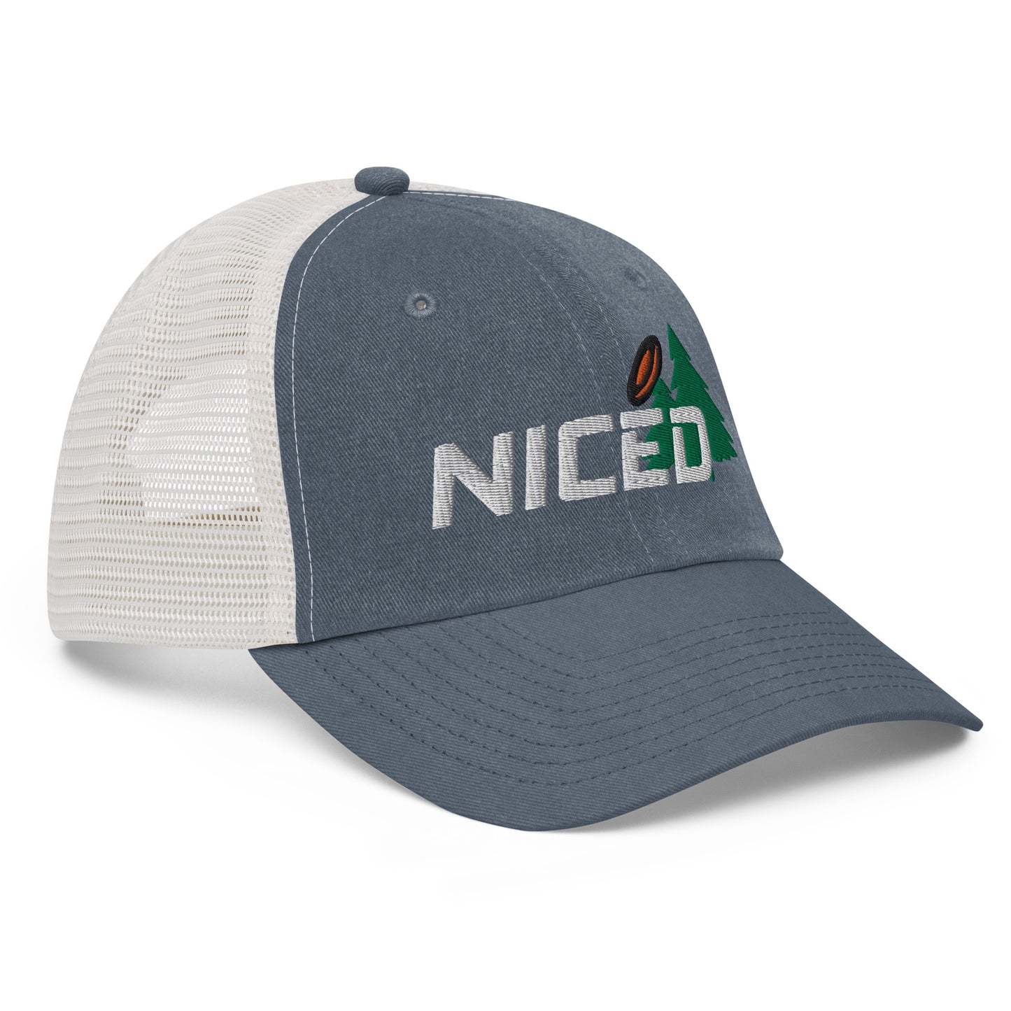 NICED phrase disc golf hat - NicedNation Disc Golf Hat