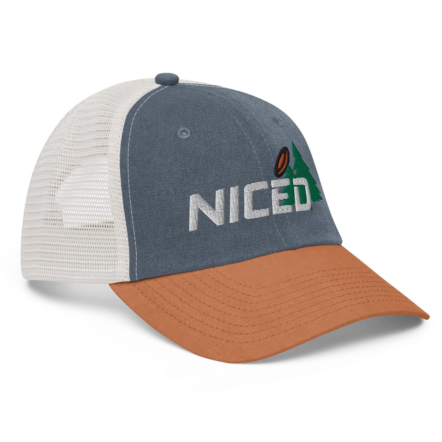 NICED phrase disc golf hat - NicedNation Disc Golf Hat