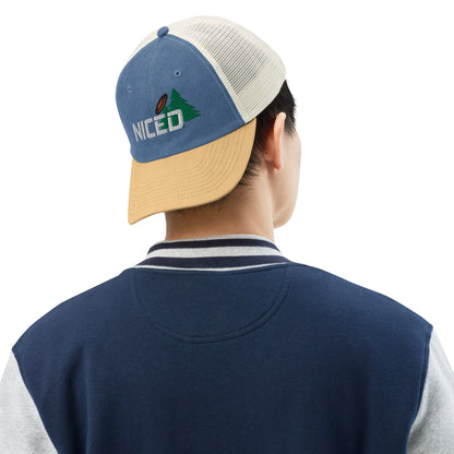 NICED phrase disc golf hat - NicedNation Disc Golf Hat