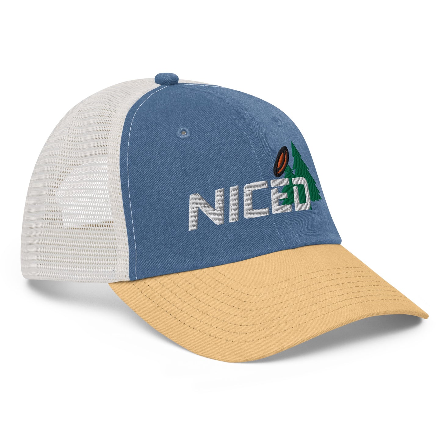 NICED phrase disc golf hat - NicedNation Disc Golf Hat