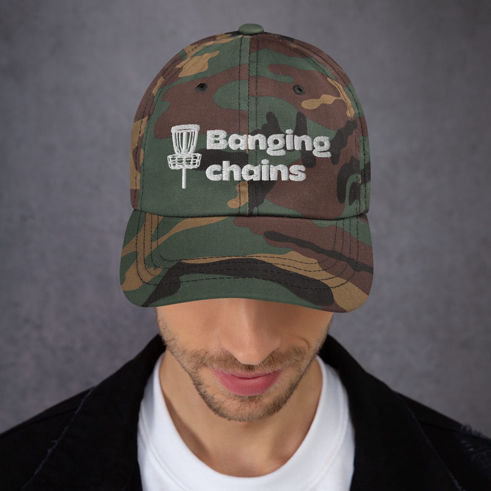 Banging Chains Disc Golf Dad hat - NicedNation Disc Golf Hat