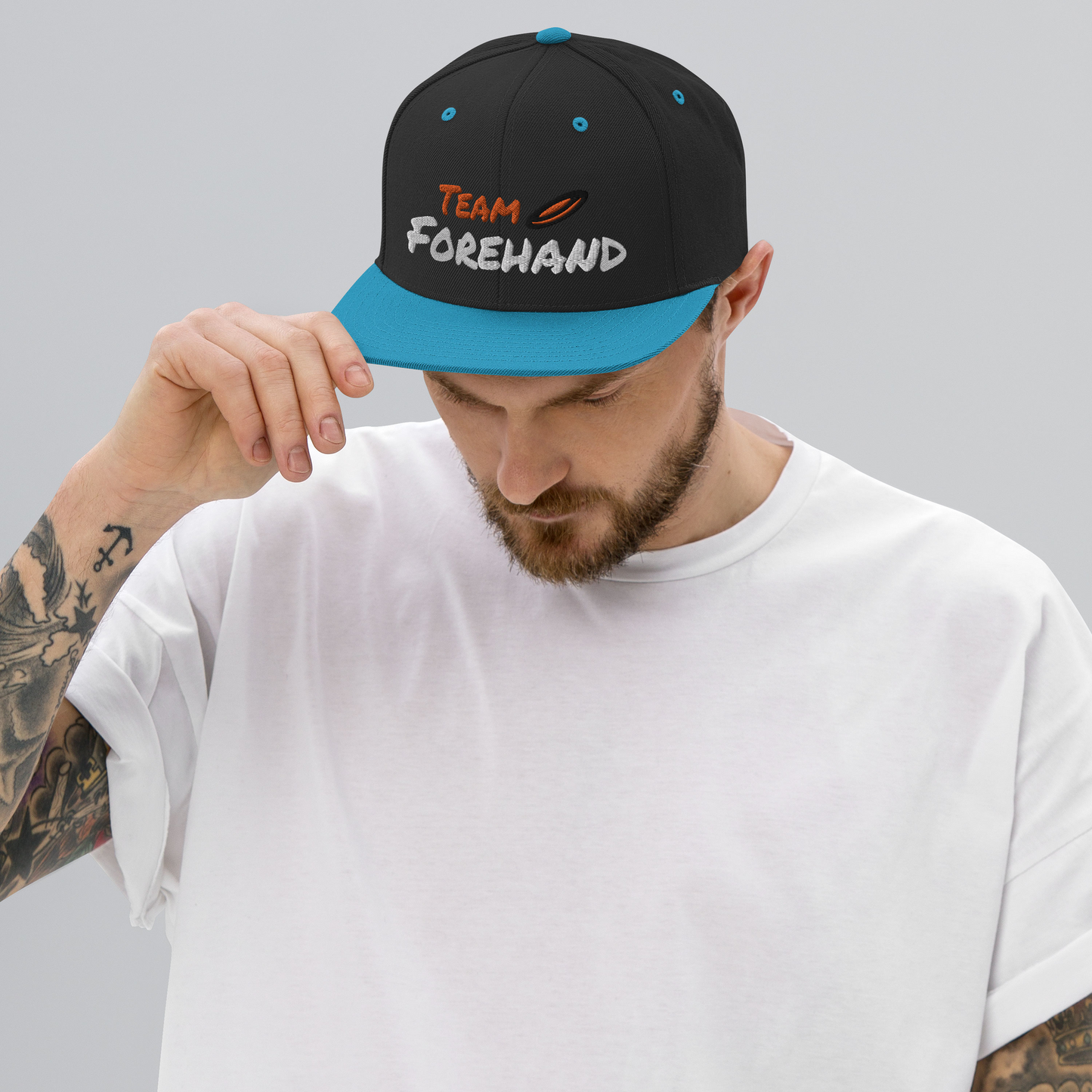 Team Forehand Disc Golf Snapback - NicedNation Disc Golf Hat