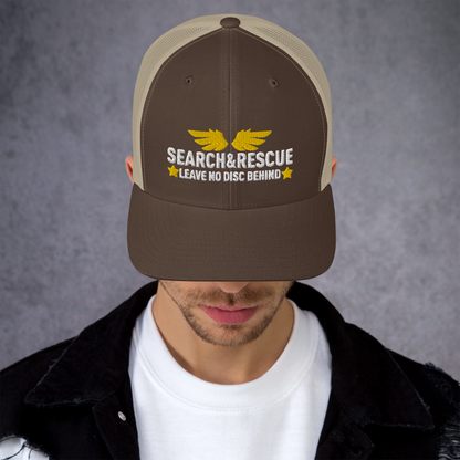 Leave no Disc Behind Trucker Hat - NicedNation Disc Golf Hat
